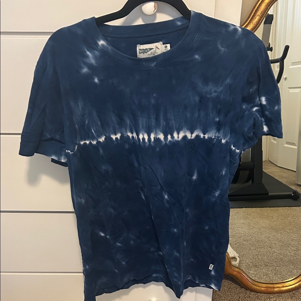 Blue Tie-Dye Short Sleeve Tee